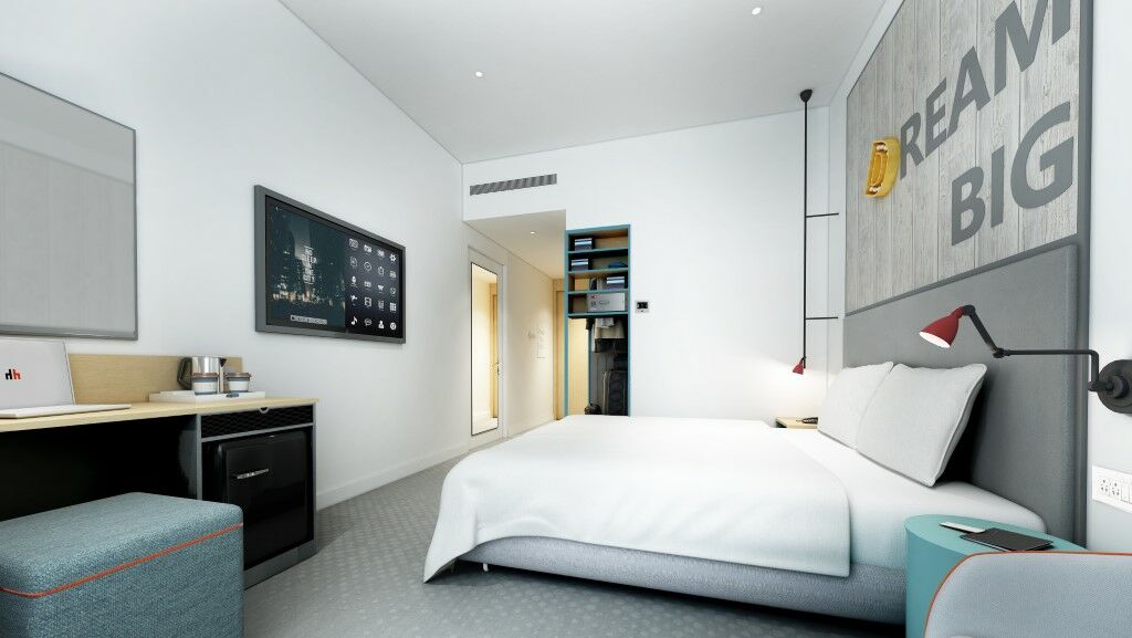 Rove At The Park Hotel Dubai Exterior photo