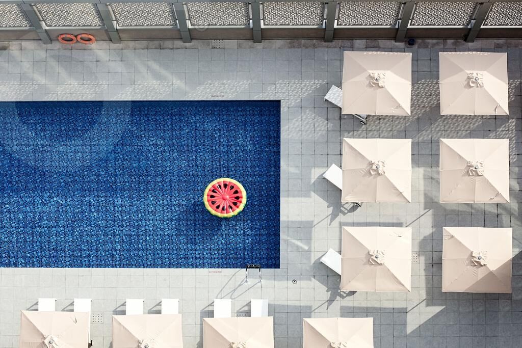 Rove At The Park Hotel Dubai Exterior photo